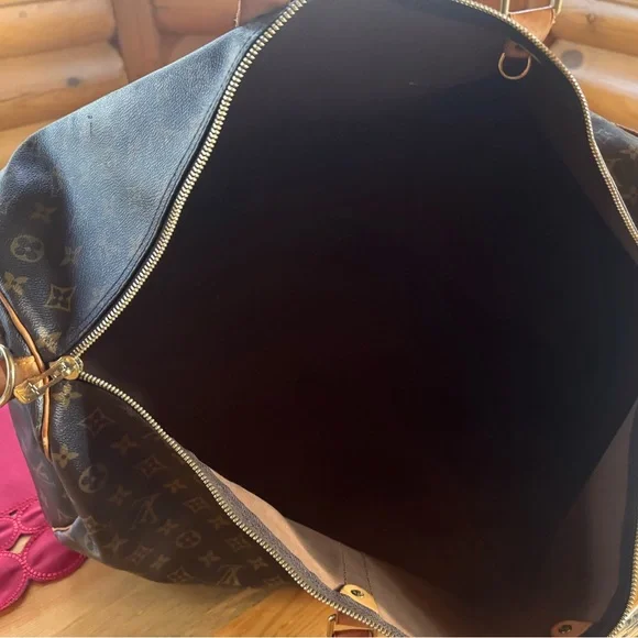 Louis Vuitton Monogram Brown and Tan Duffel Bag - Picture 16 of 16